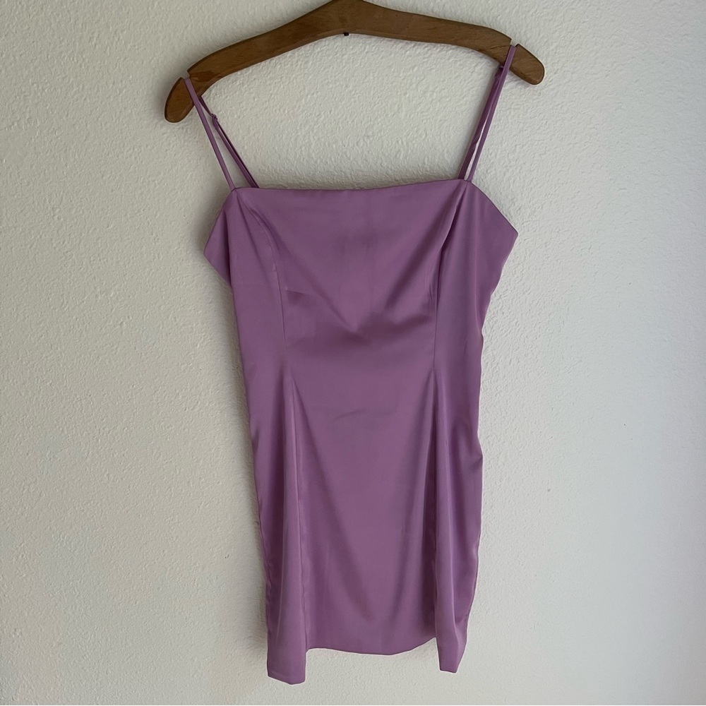 Sunday Best Shimmer Satin Dress